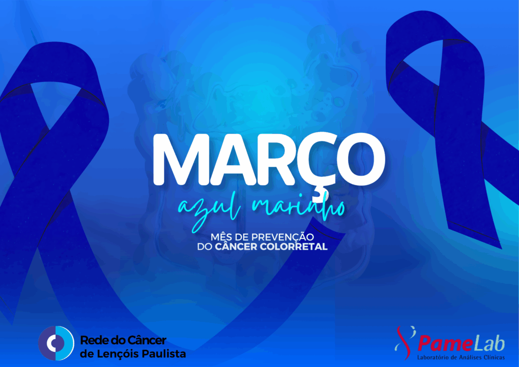 Post instagram para março azul marinho simples azul